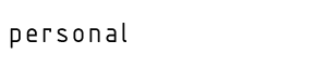 personal / pers�nlich